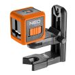 Nivela laser, linie incrucisata, 10 m, cu carcasa si suport magnetic, etui, NEO