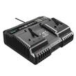 Set compresor cu 2 acumulatori 18v si incarcator dublu (6 L) DEDRA - SAS+ALL 