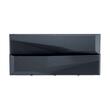 Ghivece decorative de flori, modular, Cascade Garden Wall, antracit, set 2 buc, 78x19x35 cm