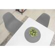 Scaun stil scandinav, Artool, Osaka, PP, lemn, gri, 46x54x81 cm