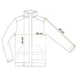 Geaca din lana polara pentru femei, model Woman Line, negru, marimea S/36, NEO 