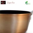 Oala cu capac sticla YENA, maner INOX, 1.2 L, 16 cm, antiaderenta, Copper Line, MAGIC HOME