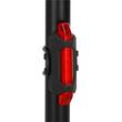 Set stop si far pentru bicicleta, Springos, LED, 6/4 moduri iluminare, aluminiu si plastic, incarcare USB, 6.5x3.5x2.5 cm