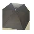 Umbrela pentru plaja Zoe, gri antracit, 230 cm