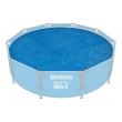 Prelata solara acoperire piscina, rotunda, albastra, 366 cm, Bestway FlowClear 