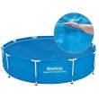 Prelata solara acoperire piscina, rotunda, albastra, 305 cm, Bestway FlowClear 