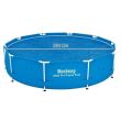 Prelata solara acoperire piscina, rotunda, albastra, 305 cm, Bestway FlowClear 