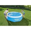 Prelata solara acoperire piscina, rotunda, albastra, 366 cm, Bestway FlowClear 