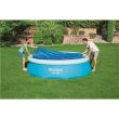 Prelata solara acoperire piscina, rotunda, albastra, 305 cm, Bestway FlowClear 