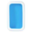 Piscina gonflabila pentru copii, dreptunghiulara, albastru, 305x183x46 cm, Bestway Family 