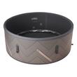 Piscina jacuzzi, gonflabila, rotunda, cu pompa si filtru, prelata acoperire, gri si maro, 930 L, 6 persoane, 173x65 cm, MSpa