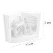 Decoratiune Craciun, Nasterea Domnului in Bethlehem in carte, 3 LED, 3xAA, 27x19 cm