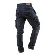 Pantaloni de lucru tip blugi cu 5 buzunare, model DENIM, marimea L/52, NEO
