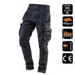 Pantaloni de lucru tip blugi cu 5 buzunare, model DENIM, marimea XL/54, NEO
