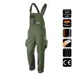 Pantaloni de lucru cu pieptar, model CAMO, maslin, marime L/52, NEO 
