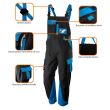 Pantaloni de lucru cu pieptar, model HD PLUS, marime L/52, NEO 