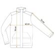 Geaca de lucru din lana polara, cu intarituri Cordura, model Premium, marimea XXL/56, NEO