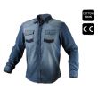Camasa pentru lucru, de blugi, model DENIM, marimea L/52, NEO