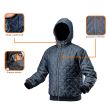 Geaca de lucru matlasata cu gluga, model OUTDOOR, marime L/52, NEO 