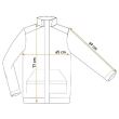 Geaca de lucru, reflectorizanta, galben, impermeabil, model Visibility, marimea XXL/58, NEO 