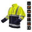 Geaca de lucru, vizibilitate ridicata, lana polara, galben, model VISIBILITY, marime M/50, NEO