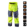 Pantaloni de lucru, vizibilitate ridicata, impermeabili, galben, model VISIBILITY, marime XXL/58, NEO