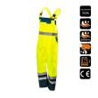 Pantaloni de lucru cu pieptar, vizibilitate ridicata, impermeabili, galben, model VISIBILITY, marime XL/56, NEO 