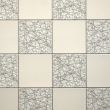 Panou decorativ, PVC, model marmura, alb si gri, 96x48.5 cm 