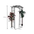 Arcada metalica, pergola 105x46x215 cm