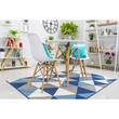 Set 4 scaune stil scandinav, Artool, Osaka, PP, lemn, alb, 46x54x81 cm