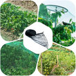 Plasa pvc contra pasarilor 4x10 m, verde inchis