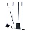 Set accesorii semineu 4 piese 81 cm