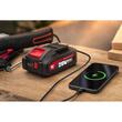 Acumulator 20 V, 4 Ah Li-ion, incarcare rapida, cu functie baterie externa, Worcraft