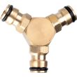 Adaptor, cuplaj rapid, 3 directii, alama, 1/2
