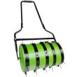 Aerator de gazon, tavalug, rotativ, 2 in 1, maner detasabil, 35 L, 60x107 cm, Isotrade 