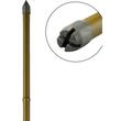 Suport/arac pentru plante, rosii, metal + PVC, maro, 150x1.1 cm, Artool