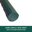 Suport/arac pentru plante, rosii, metal + PVC, verde, 1.1x90 cm, Artool