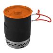 Aragaz camping, portabil, cu gaz, aprindere piezo, 3 in 1, 2200 W, inox, cu oala, NEO 
