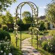 Arcada metalica, pergola, pentru gradina, 140x37x240 cm