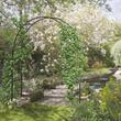 Arcada metalica, pergola, pentru gradina, 153x40x210 cm