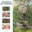 Arcada metalica, pergola, pentru gradina, 153x40x210 cm