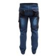 Pantaloni de lucru slim fit, model Denim, marimea L/52, Dedra
