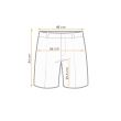 Pantaloni scurti de lucru tip blugi, slim fit, model Denim, marimea LD/54, Dedra