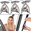 Balansoar gradina, Springos, 3 locuri, gri, 230x136x190 cm, functie pat, max 330 kg, Joko
