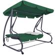 Balansoar gradina, Springos, 3 locuri, verde, 210x126x200 cm, functie pat, max 280 kg, Venetia