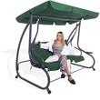 Balansoar gradina, Springos, 3 locuri, verde, 210x126x200 cm, functie pat, max 280 kg, Venetia