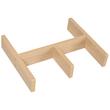 Banca depozitare incaltaminte, pantofar pentru hol, pal, 2 rafturi, 5 compartimente interioare, stejar si gri, 82x30x48 cm