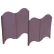 Bordura gazon din plastic, maro, set 32 buc, 5.1 m x 120 mm, Strend Pro