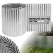 Bordura gazon din metal, argintiu, 6 m x 200 mm, Strend Pro
