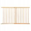 Poarta, grilaj, de siguranta, protectie copii, Isotrade, lemn, 66x117x68 cm